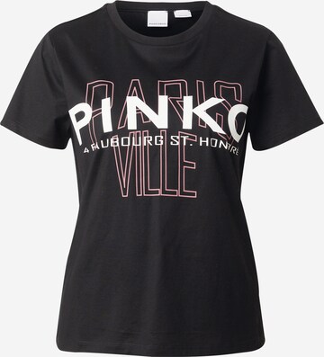 T-shirt PINKO en noir : devant