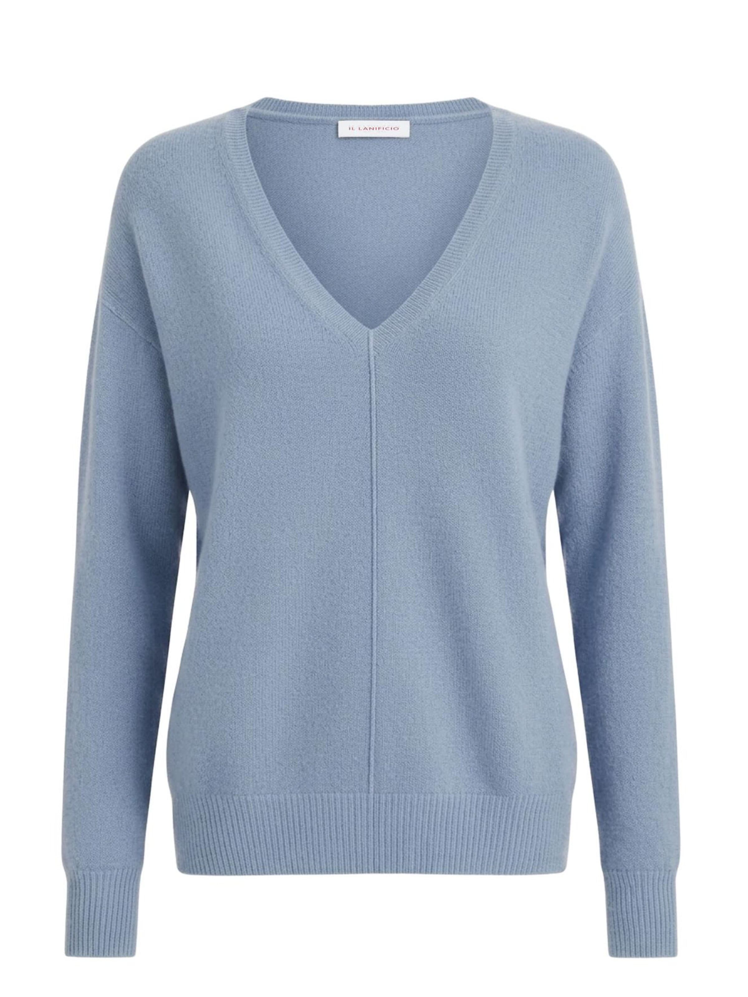 Il Lanificio Sweater in Blue: front