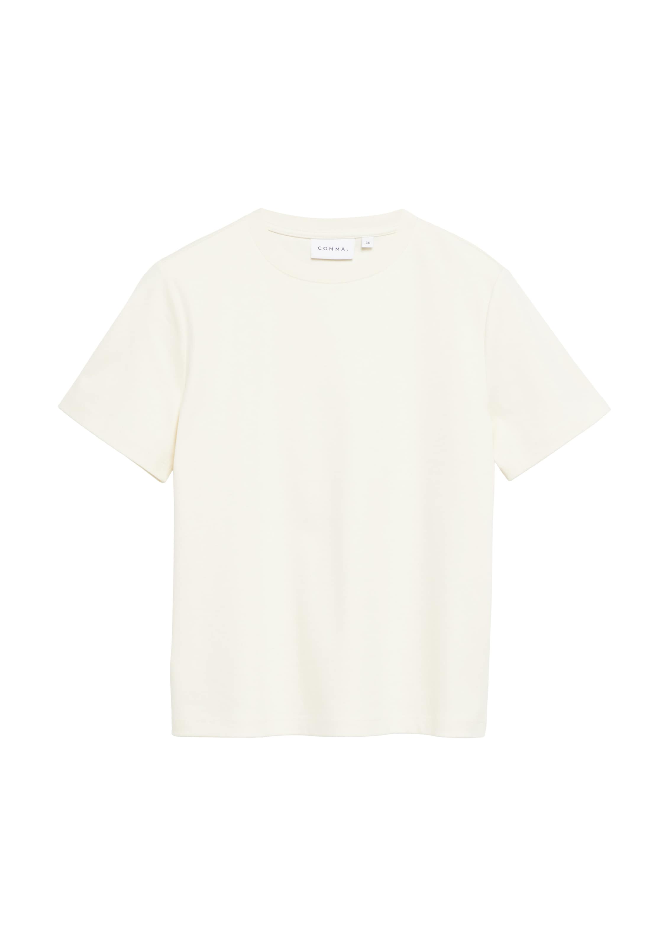 COMMA T-Shirt in Beige: Vorderseite