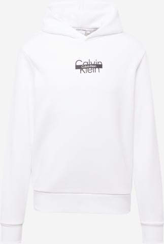 Calvin Klein Sweatshirt in Weiß: predná strana