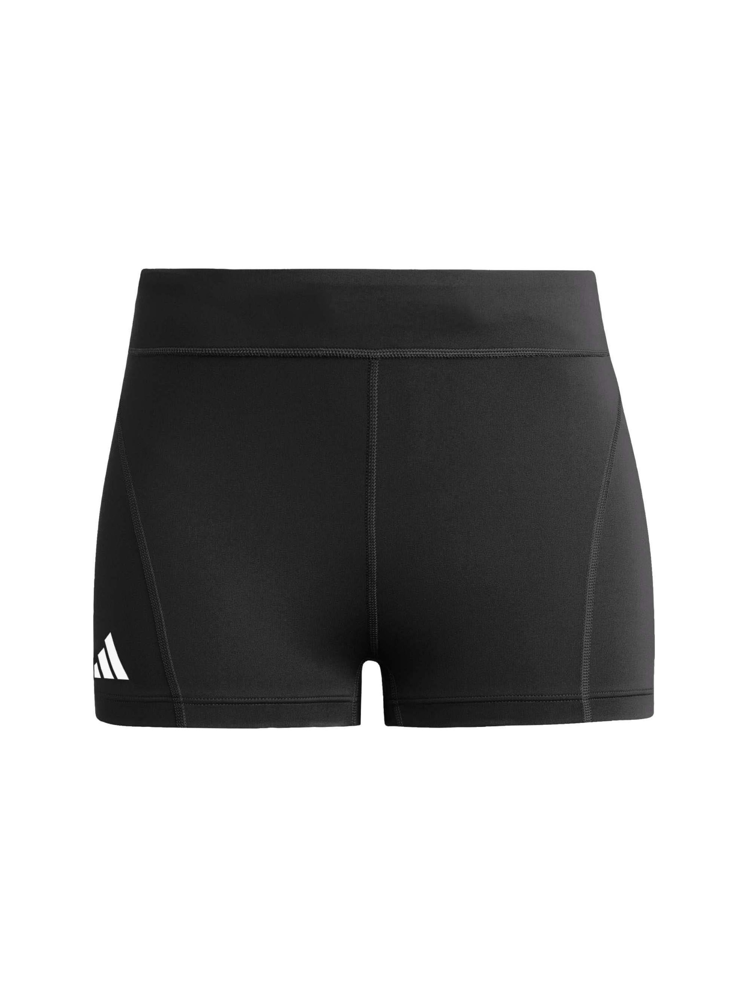ADIDAS SPORTSWEAR Slim fit Sports trousers 'ADIZERO E BOOTY' in Black: front