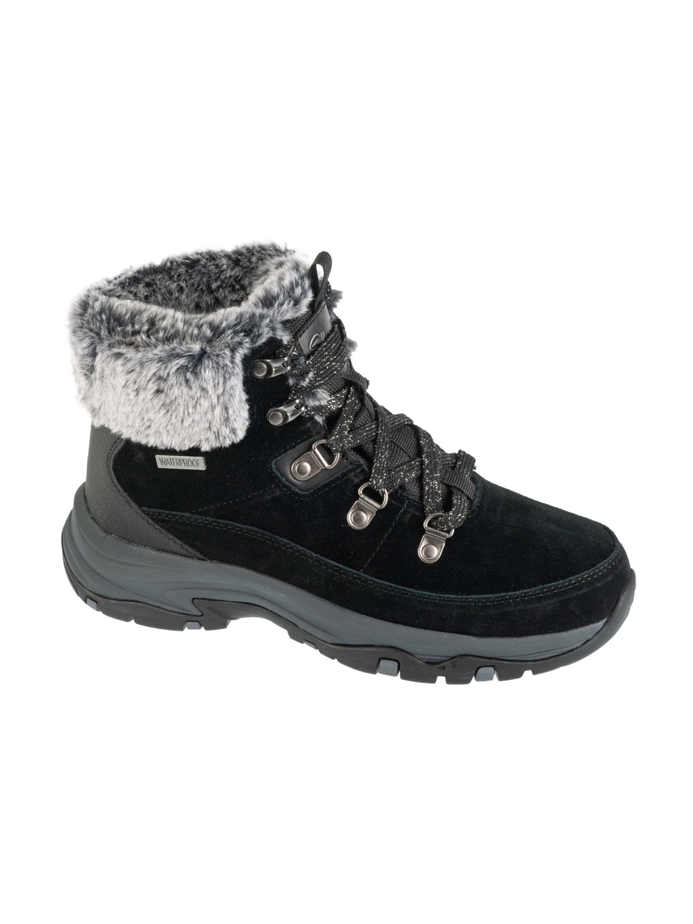 SKECHERS Schnürstiefel‌‌‌‌‌‌‌‌‌‌ in Schwarz: Vorderseite