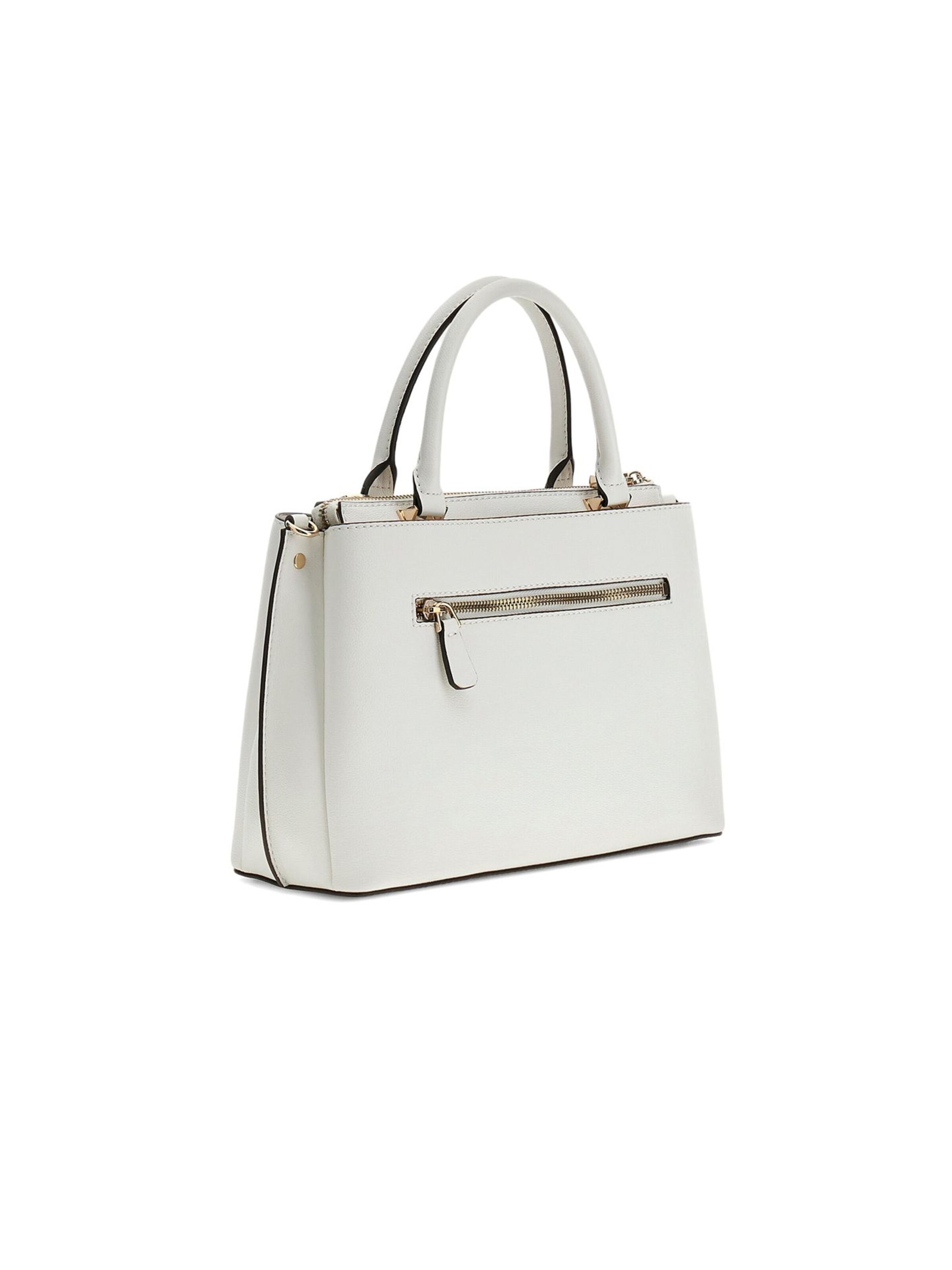 GUESS Handtasche 'Bianca Girlfriend Satchel'‌‌ in Weiß