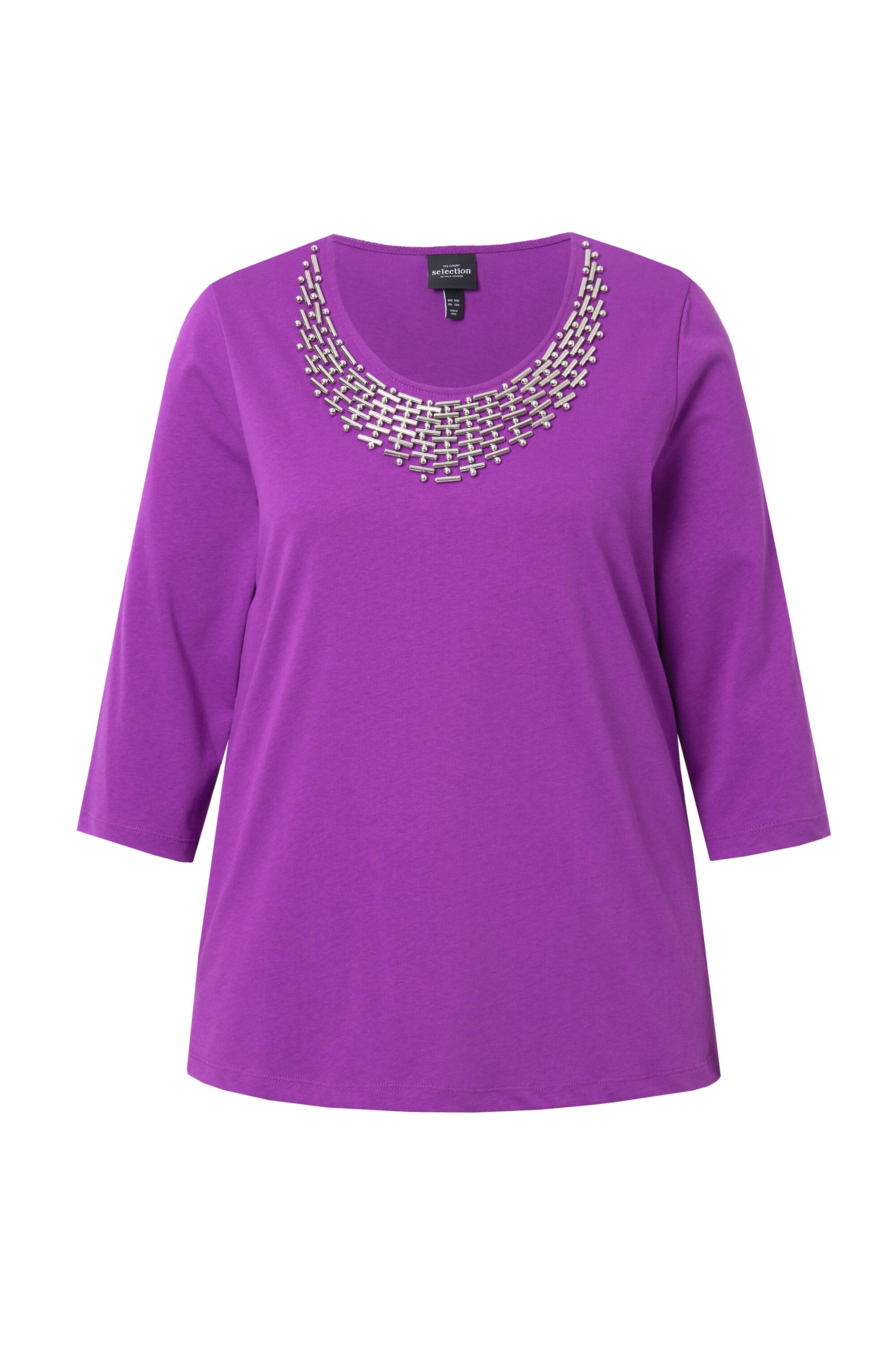 Ulla Popken Shirt in Purple: front