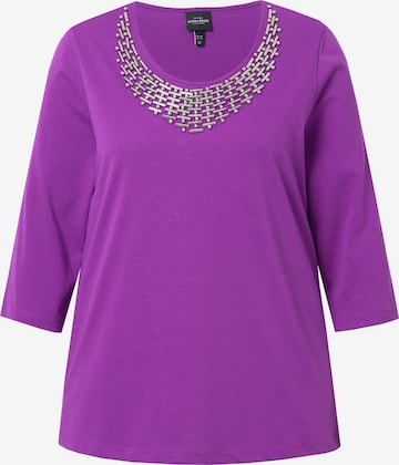 T-shirt Ulla Popken en violet : devant