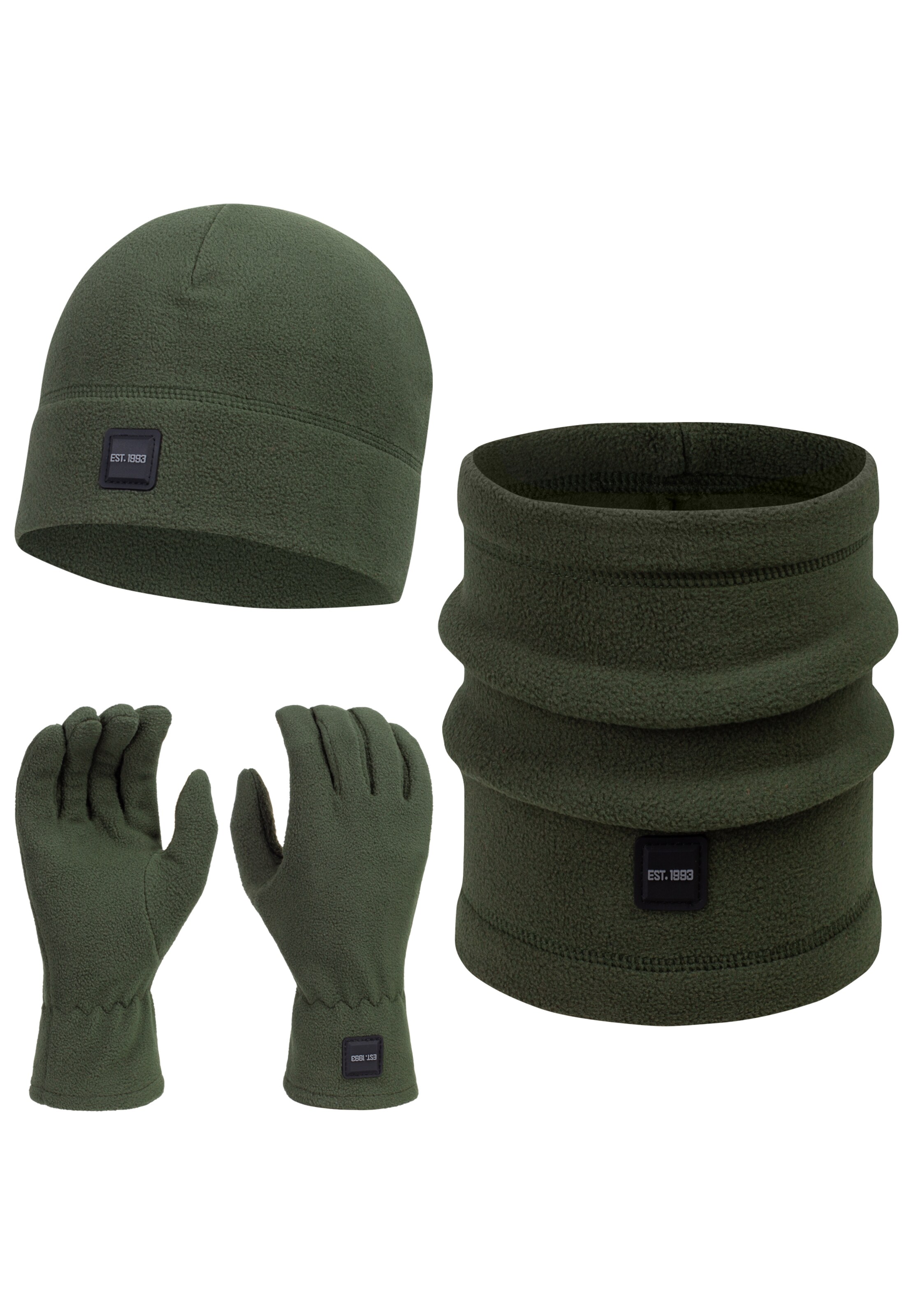 INDICODE JEANS Muts 'Gjert' in Groen: voorkant