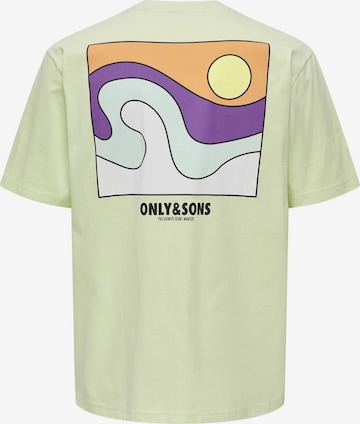 Only & Sons Μπλουζάκι 'KOLE' σε πράσινο