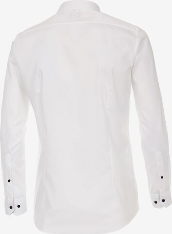 VENTI Slim fit Button Up Shirt in White