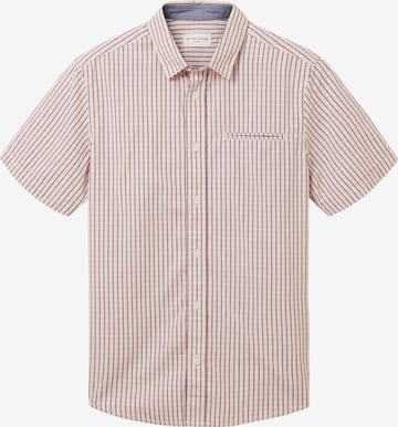 Coupe regular Chemise TOM TAILOR en rose : devant