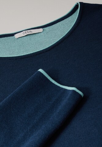 CECIL Pullover in Blau