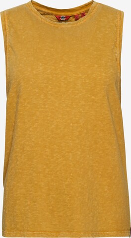 Superdry Sports Top 'Ranchero' in Yellow: front