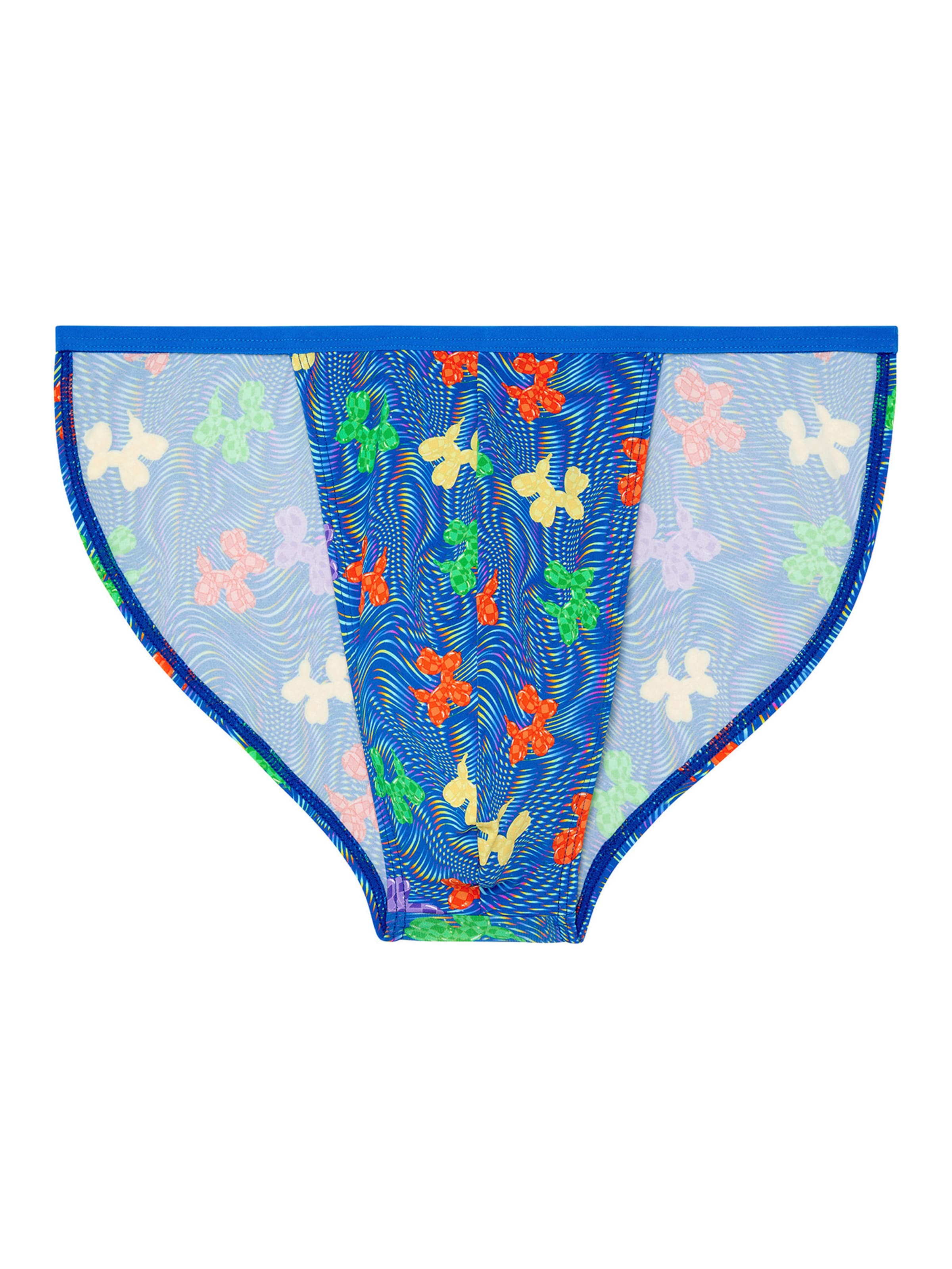 HOM Slip ' Funky Styles ' in Blauw: voorkant