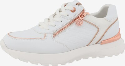 TOM TAILOR Sneaker in rosegold / weiß, Produktansicht