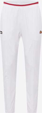 ELLESSE Workout Pants 'Franky' in White: front