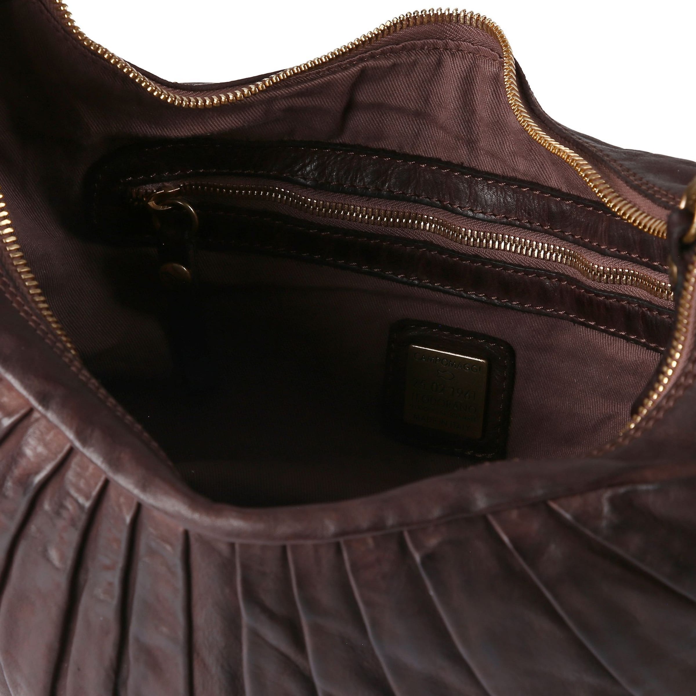 Sac bandoulière 'Luna' Campomaggi en marron