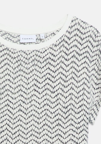 COMMA T-Shirt in Schwarz