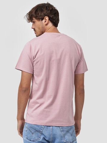 Mikon T-shirt 'Welle' i rosa
