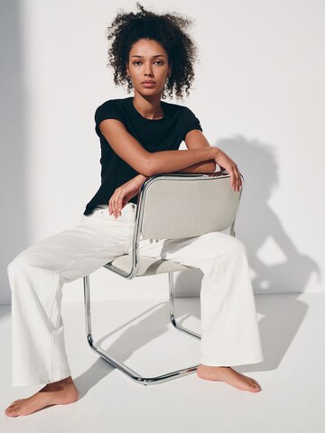 Next Широки крачоли Дънки в бяло