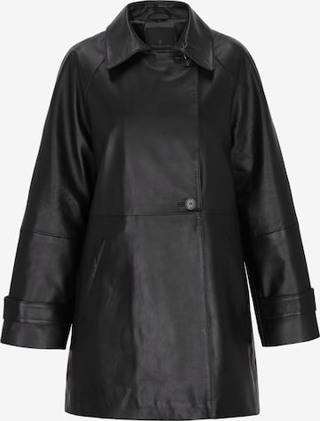 DreiMaster Klassik Välikausitakki 'Classic Look' värissä musta: etupuoli