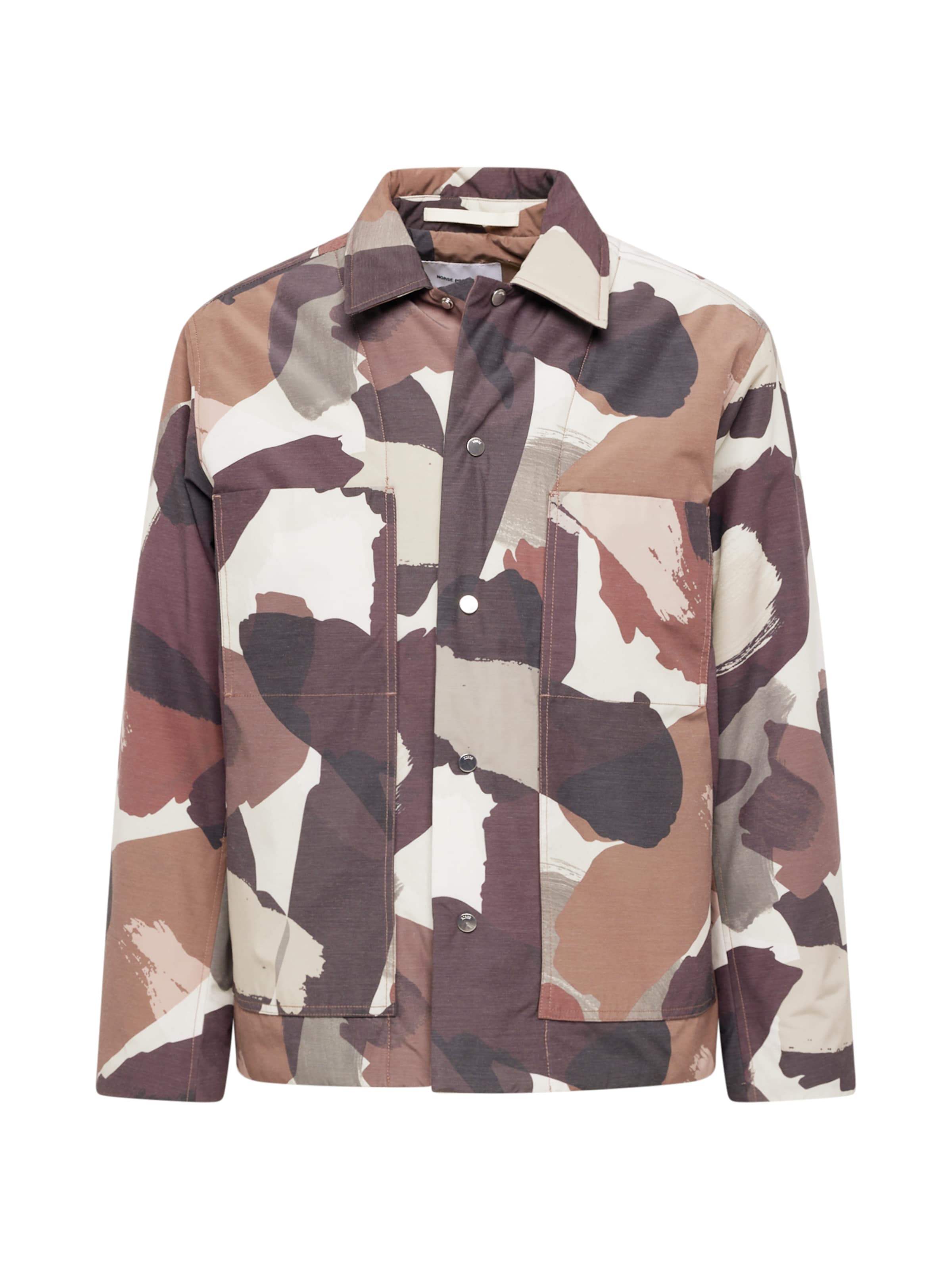 NORSE PROJECTS Přechodná bunda 'Pelle' – hnědá: přední strana