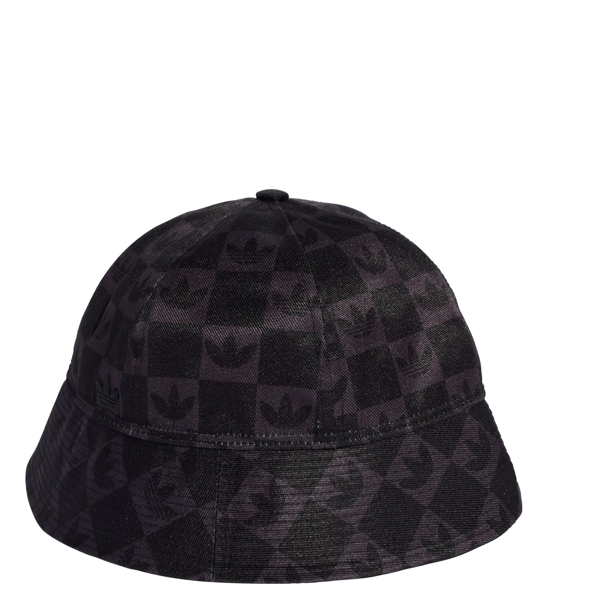 ADIDAS ORIGINALS - Sombrero 'Monogram Bucket' en negro: frente