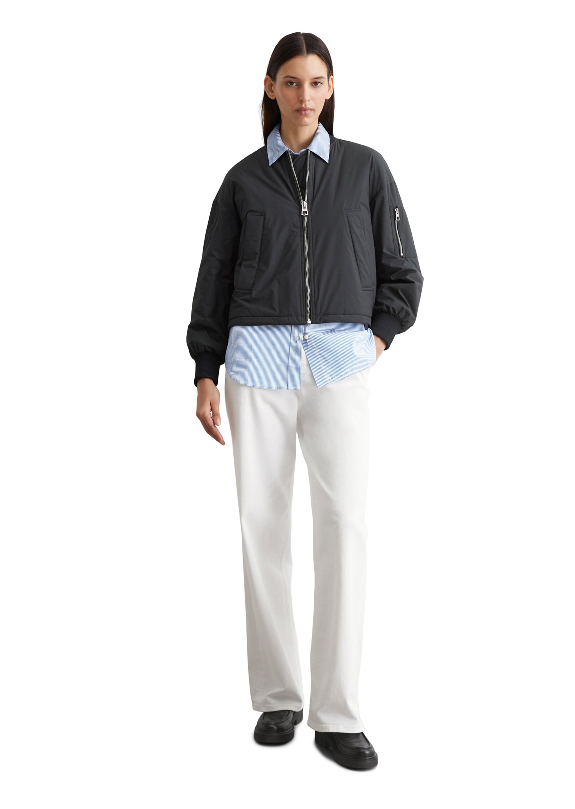 Marc O'Polo Jacke 'Aviator' in Blau