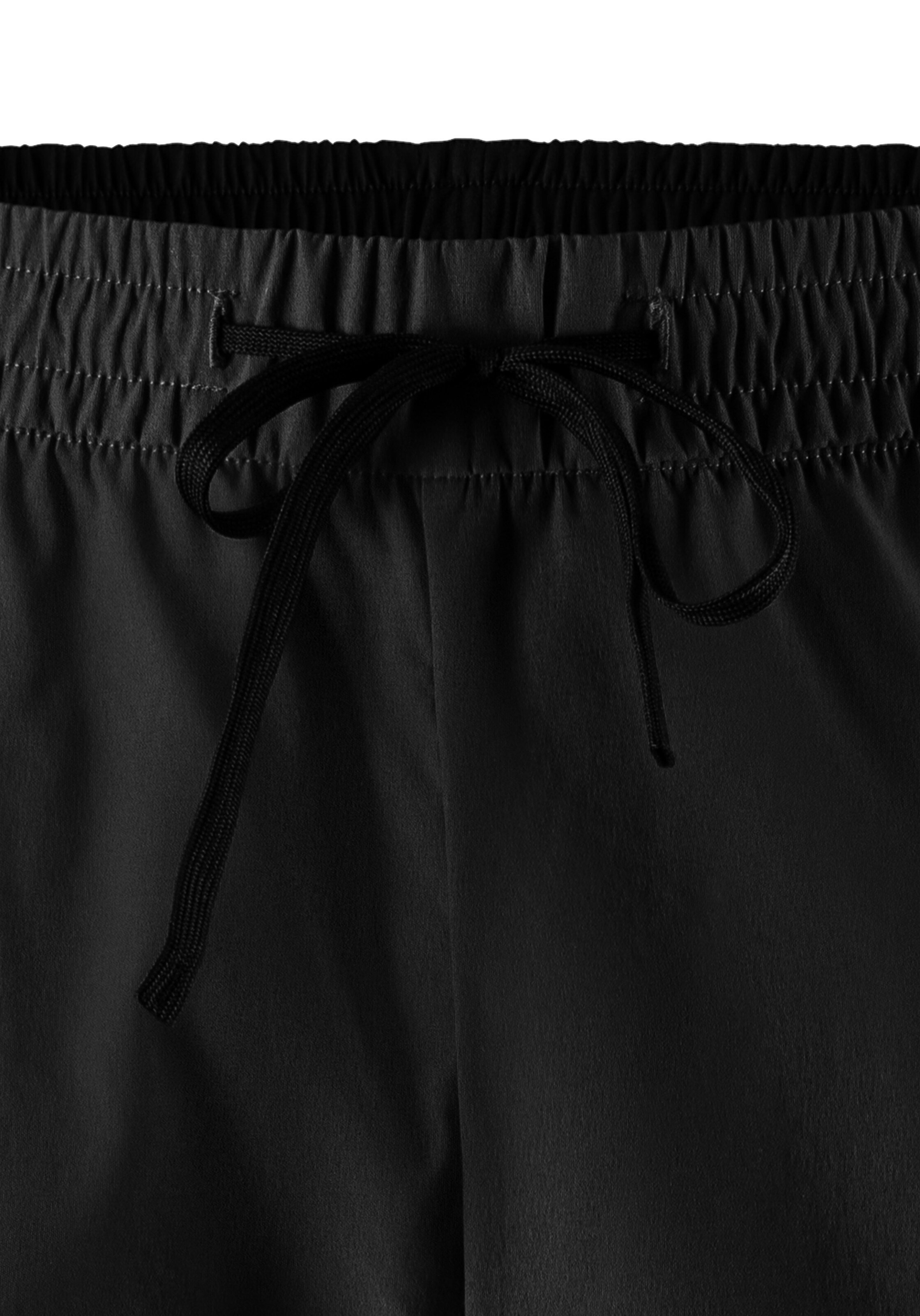 juoda JOHN DEVIN Siaurėjantis Laisvalaikio kelnės