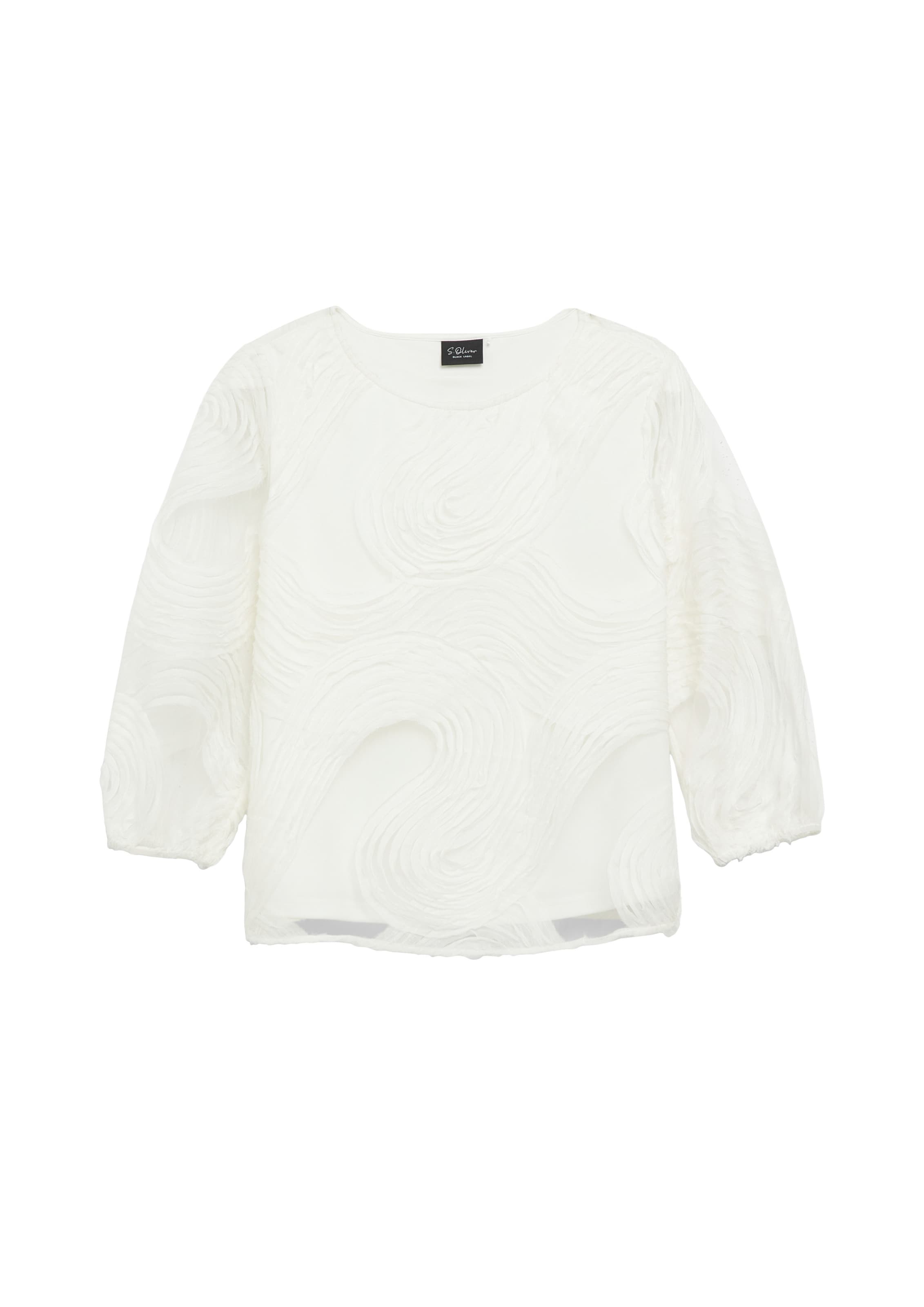 s.Oliver Blouse in Beige: voorkant