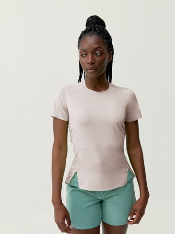 T-shirt fonctionnel 'Atazar' Born Living Yoga en rose : devant