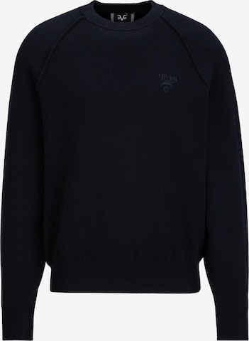 19V69 ITALIA Свитер 'Lito' в Черный: спереди