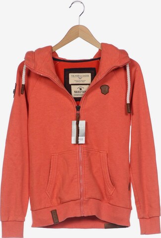 naketano Sweatshirt & Zip-Up Hoodie in M in Orange: front