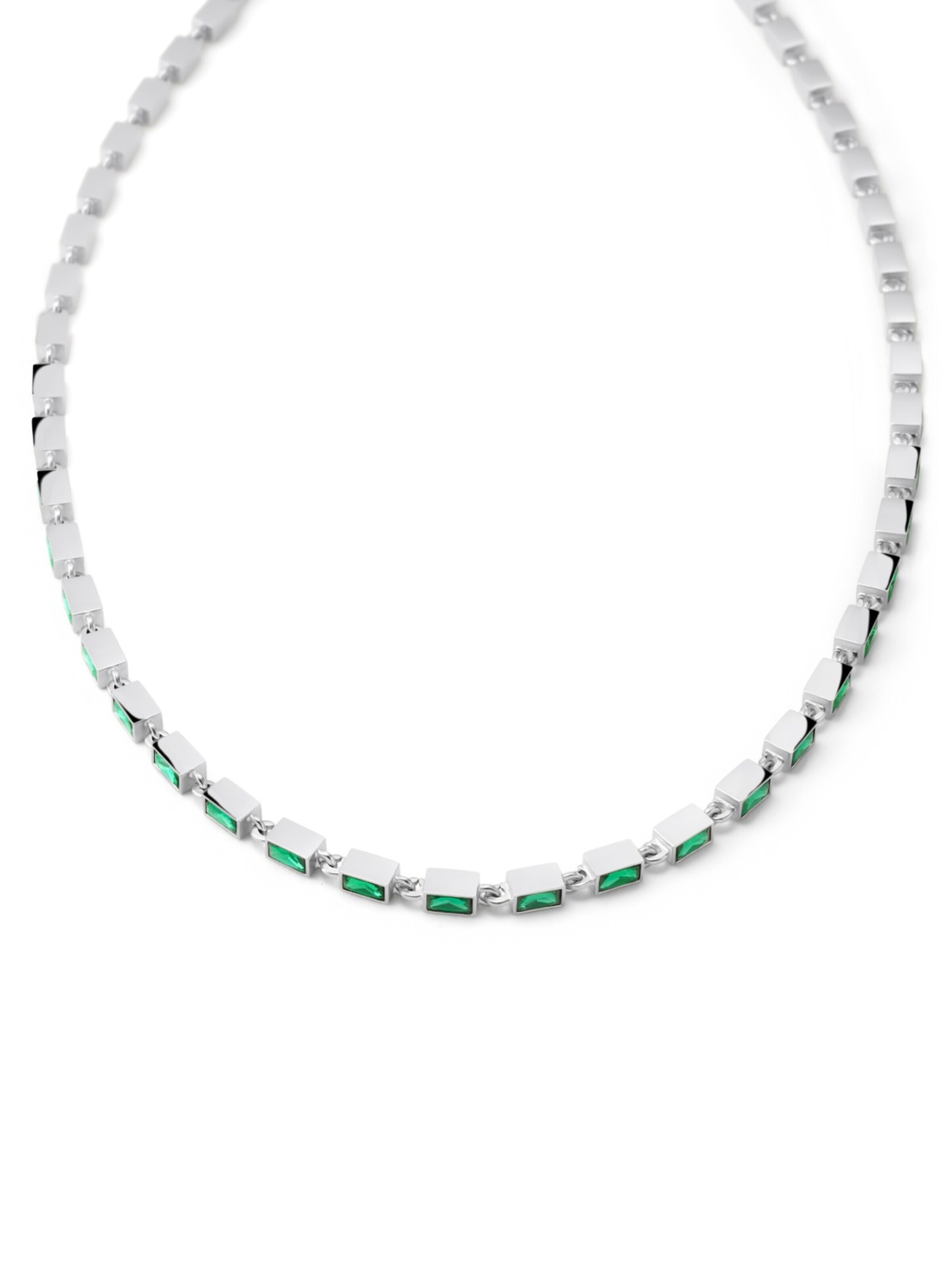 Arkai Necklace 'Facet' in Green