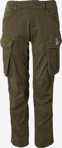 Regular Pantalon cargo 'Felix' FCBM en vert : devant