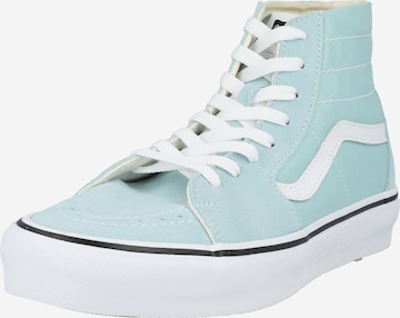 Vans altas azul claro best sale