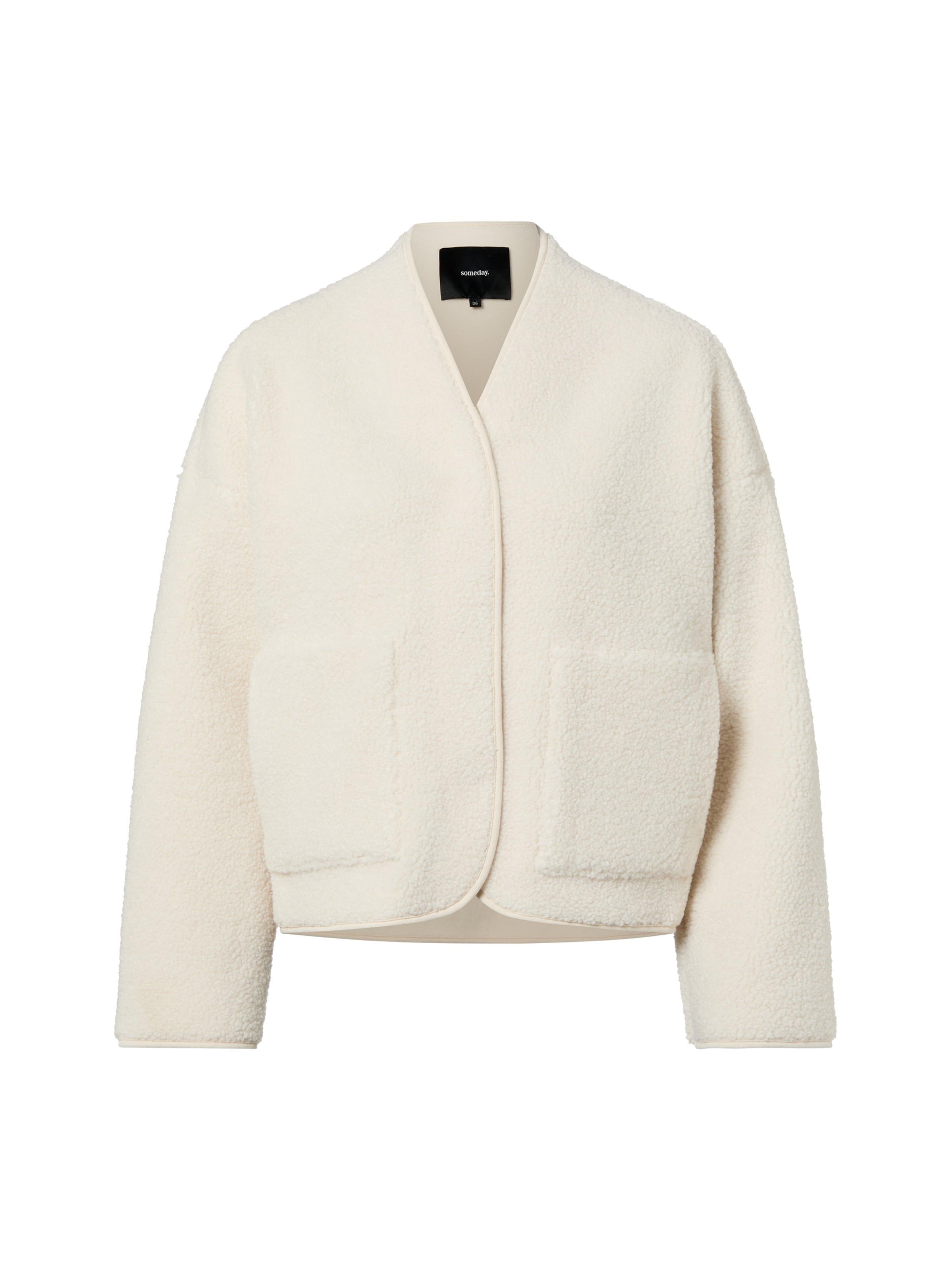 Someday Jacke in Beige: Vorderseite