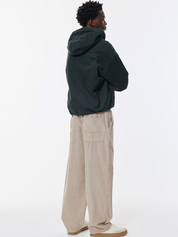 Pull&Bear Wide leg Pants in Grey