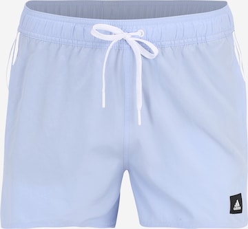 ADIDAS SPORTSWEAR Спортен бански констюм '3-Stripes Clx Very-Short-' в синьо: отпред