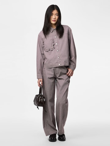 Barrel Jean 'PCBillo' PIECES en gris