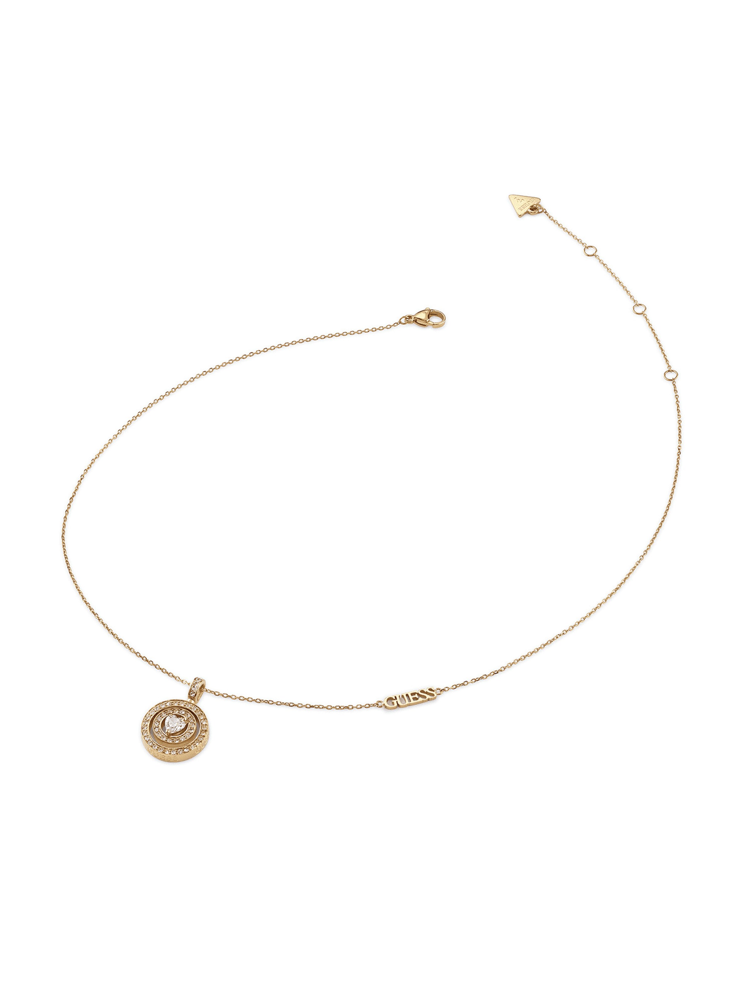 GUESS Necklace 'M'Ama Non M'Ama' in Gold: front