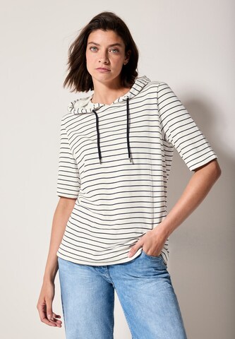 CECIL Sweatshirt in White: front
