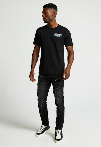Alessandro Zavetti Slim fit Jeans 'Apollo 005' in Black