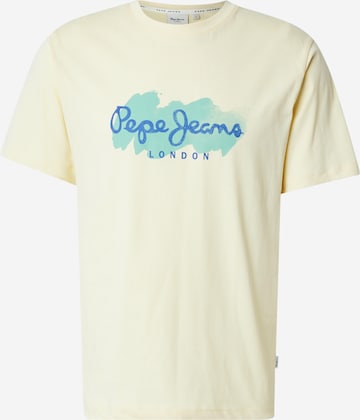 Pepe Jeans Majica 'Milton' | rumena barva: sprednja stran