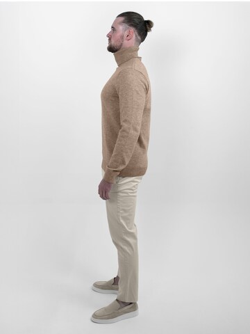 Vercate Pullover 'No. 17' in Braun