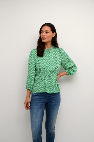 CULTURE Blouse 'Walu' in Green: front