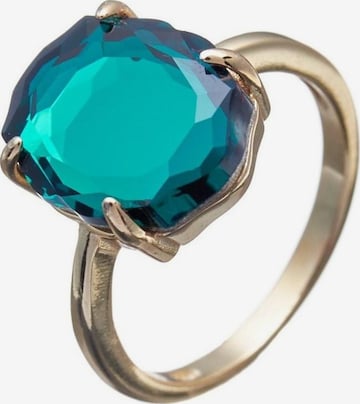 THE GEM STORIES JEWELRY - Anillo 'Emerald Baroque Ring - Gold' en verde: frente