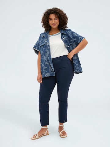 Fiorella Rubino Regular Pants in Blue
