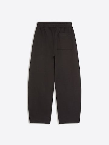 Baggy Pantalon Bershka en noir