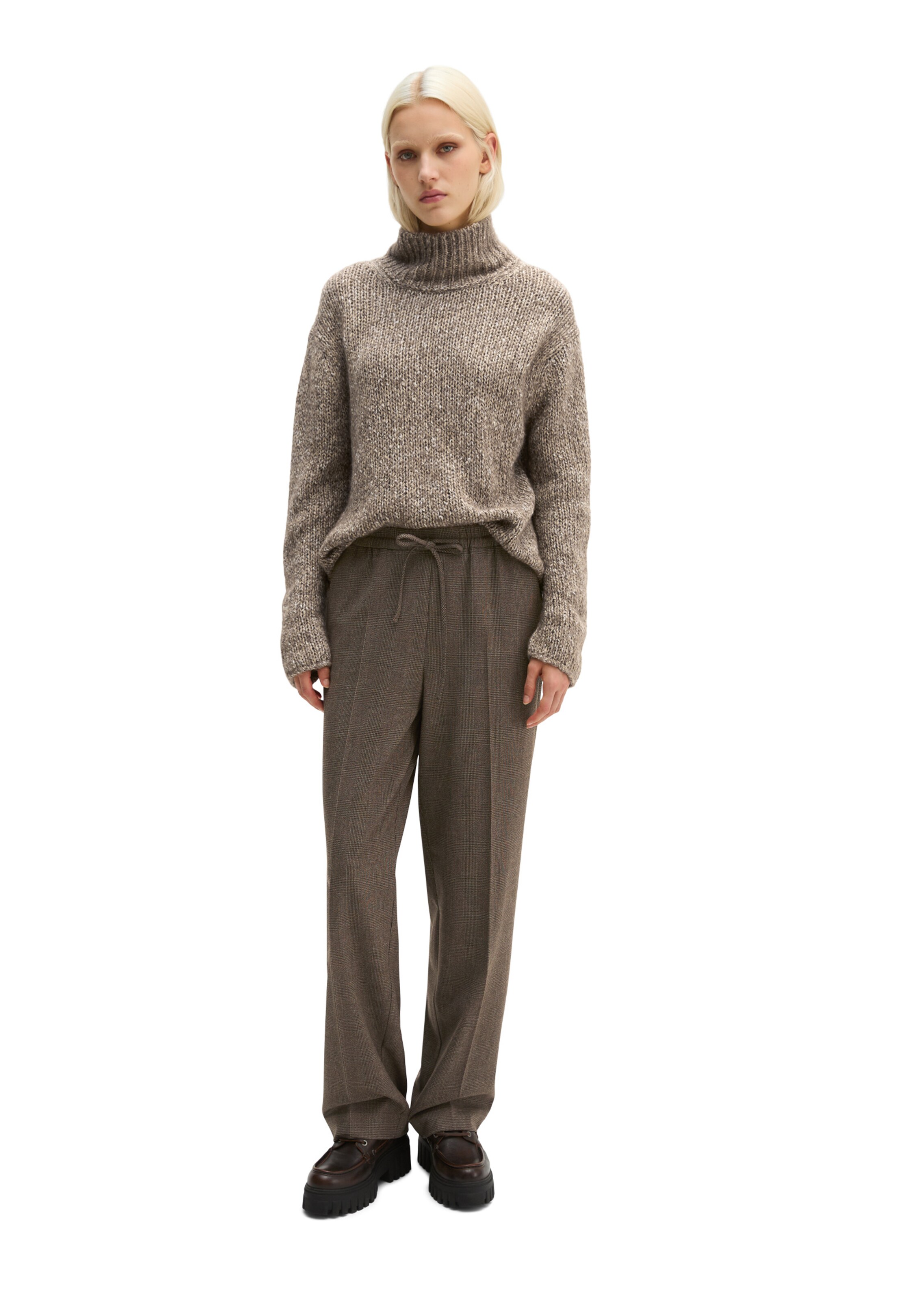 Marc O'Polo Loosefit Pantalon in Bruin
