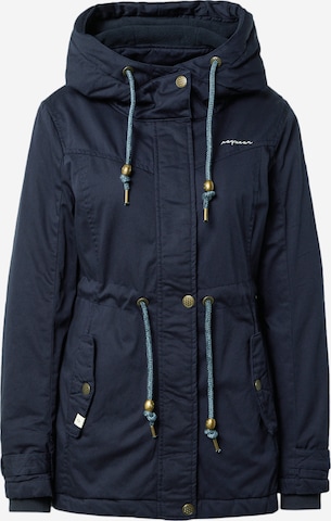 Parka mi-saison 'RAQUELA' Ragwear en bleu : devant