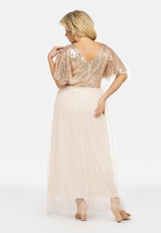 Karko Evening Dress 'Hera' in Beige